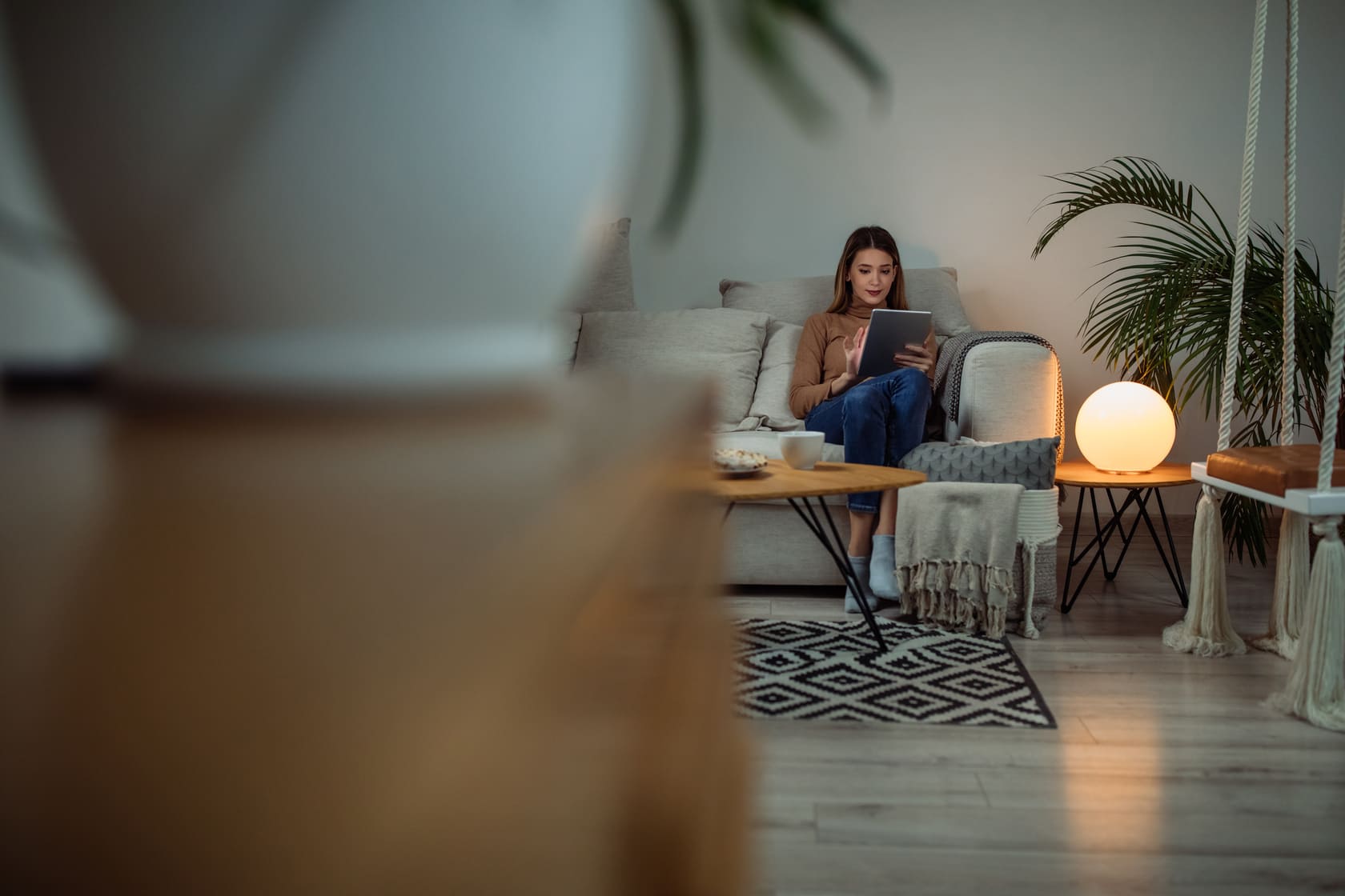 Älykoti ja sähkönkulutuksen seuranta tabletilla