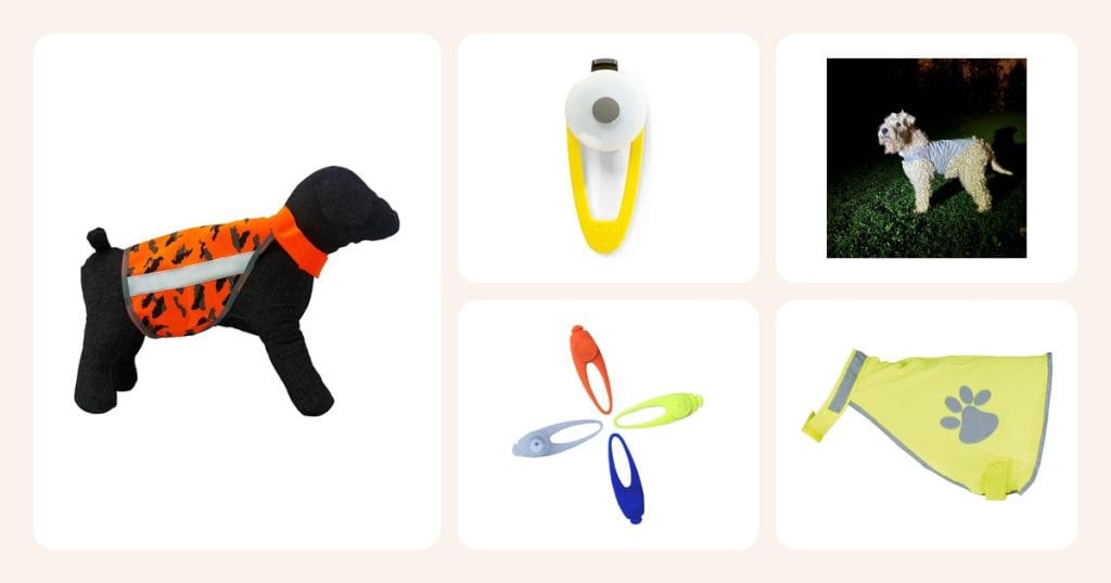 Vertailussa: Active Canis heijastinliivi koiralle, camo, Vilkkuvalo Little & Bigger Blinker, Heijastinliivi koiralle Icepeak Pet Brightly, LED-vilkkuvalo Active Canis, silikoni ym.