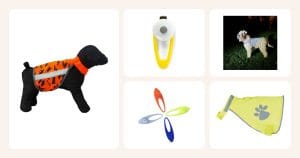 Vertailussa: Active Canis heijastinliivi koiralle, camo, Vilkkuvalo Little & Bigger Blinker, Heijastinliivi koiralle Icepeak Pet Brightly, LED-vilkkuvalo Active Canis, silikoni ym.